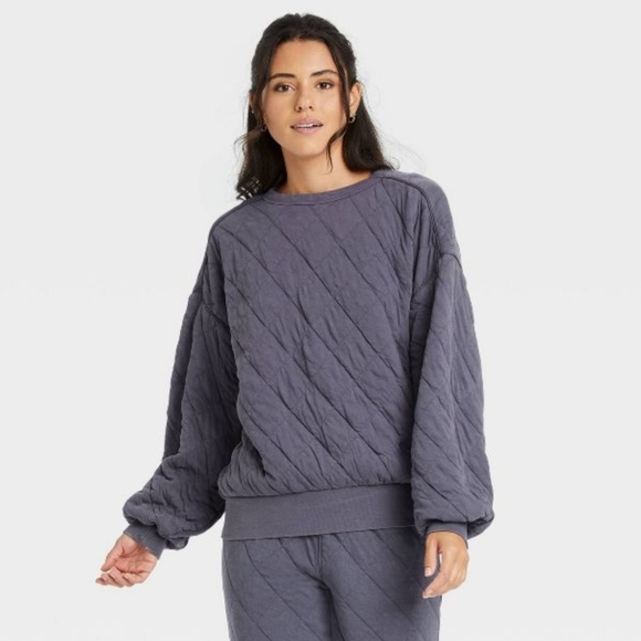 Womens Quilted Sweatshirt Universal 